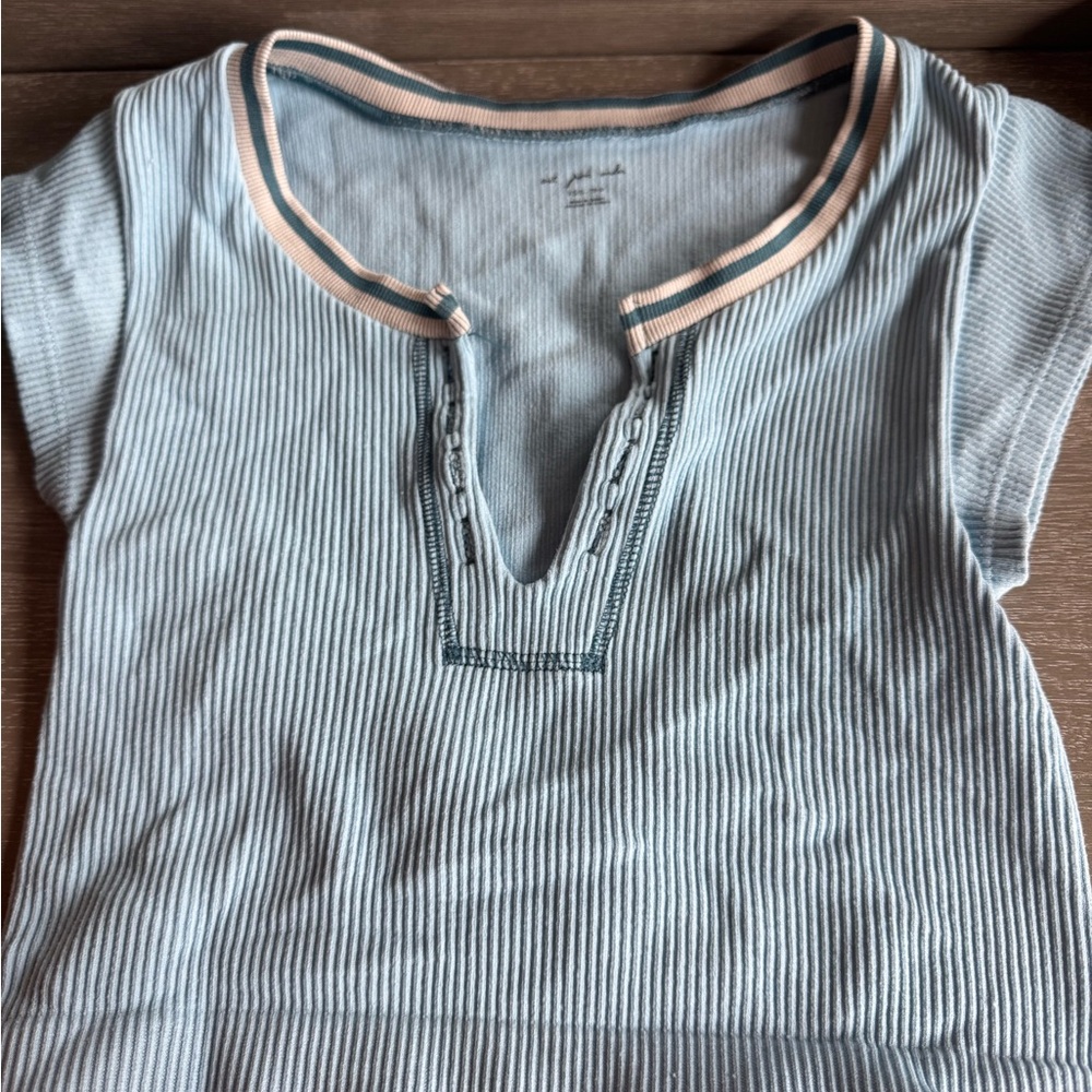 Urban Outfitters Blue Out From Under Go For Gold Top